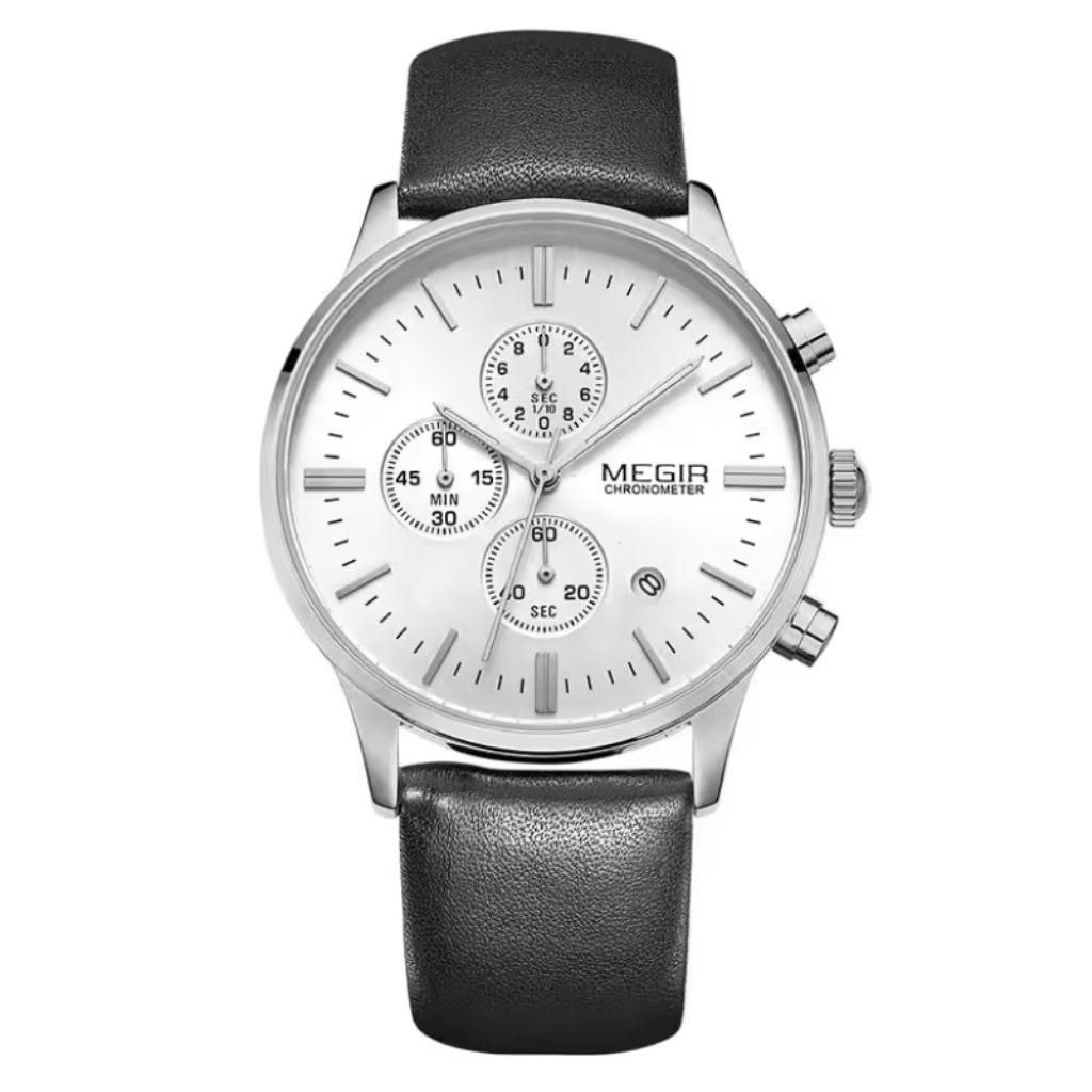 Reloj Megir cara blanca
