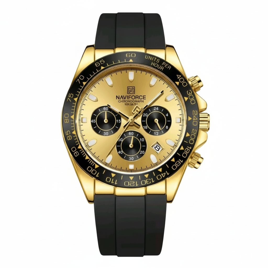 Reloj Naviforce Panda dorado