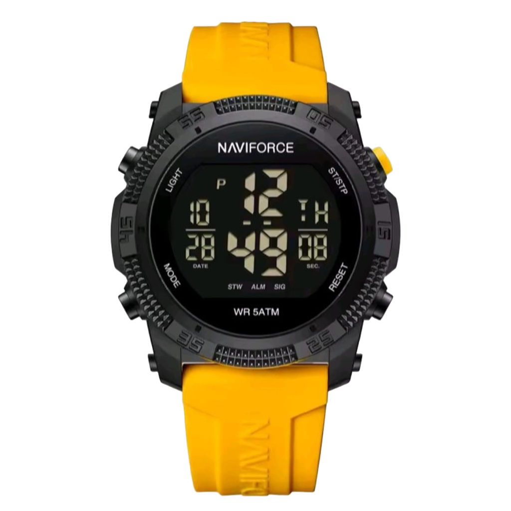 Reloj Naviforce deportivo amarillo