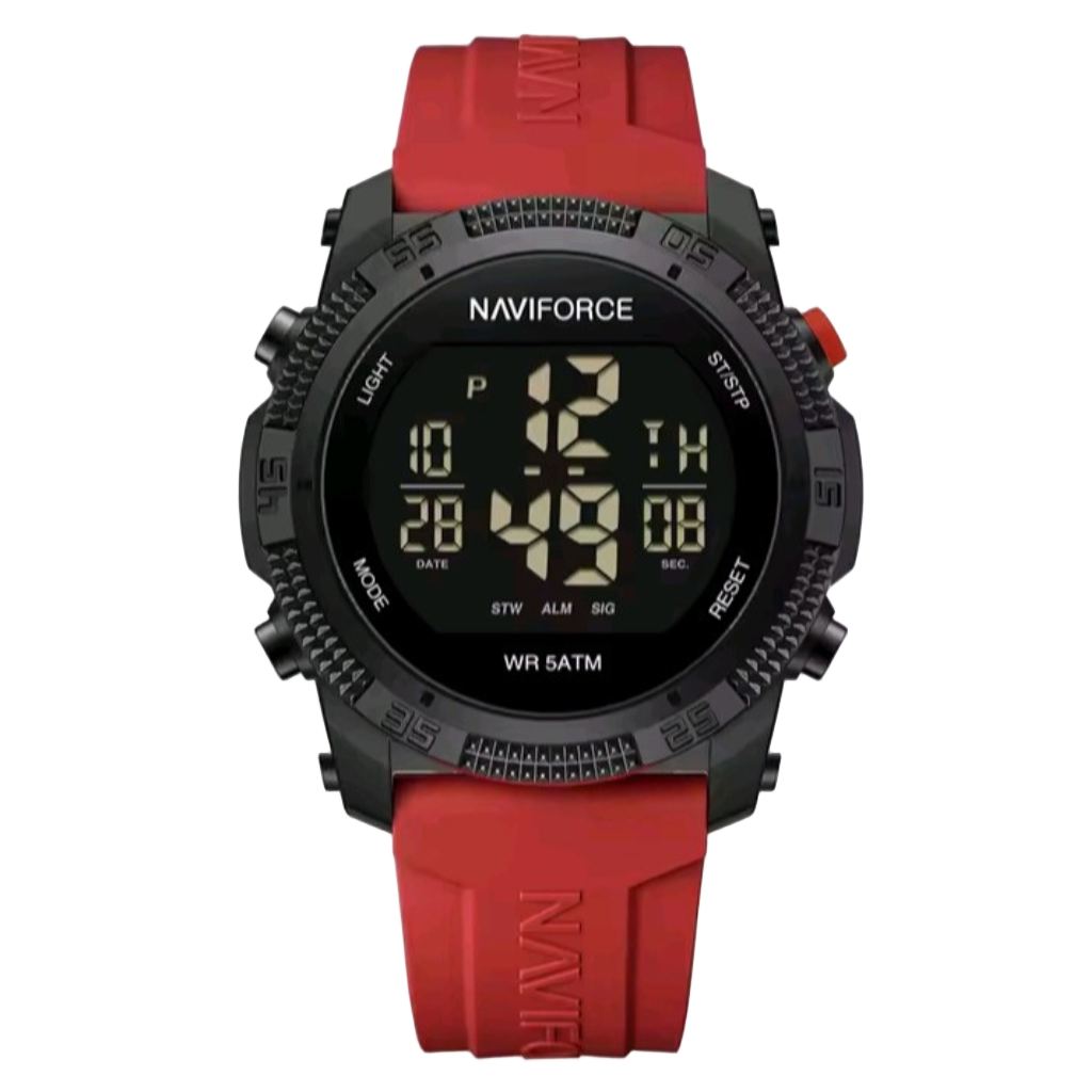 Reloj Naviforce deportivo rojo